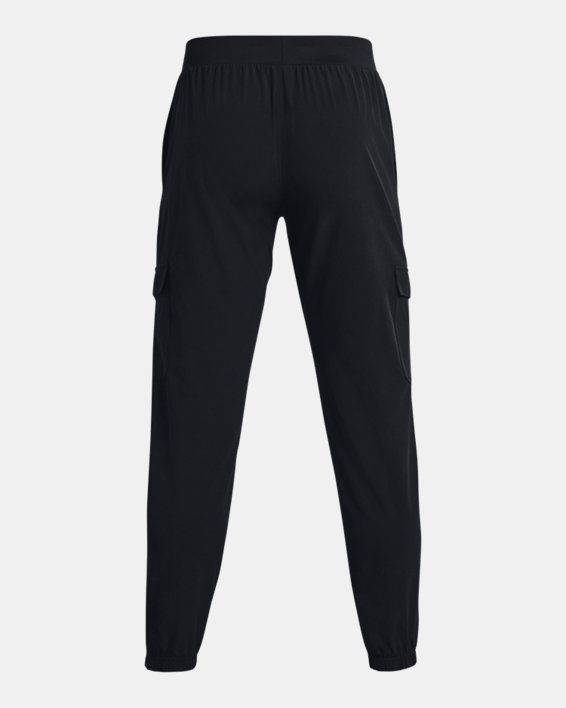 Men's UA Stretch Woven Cargo Pants in Black image number 6